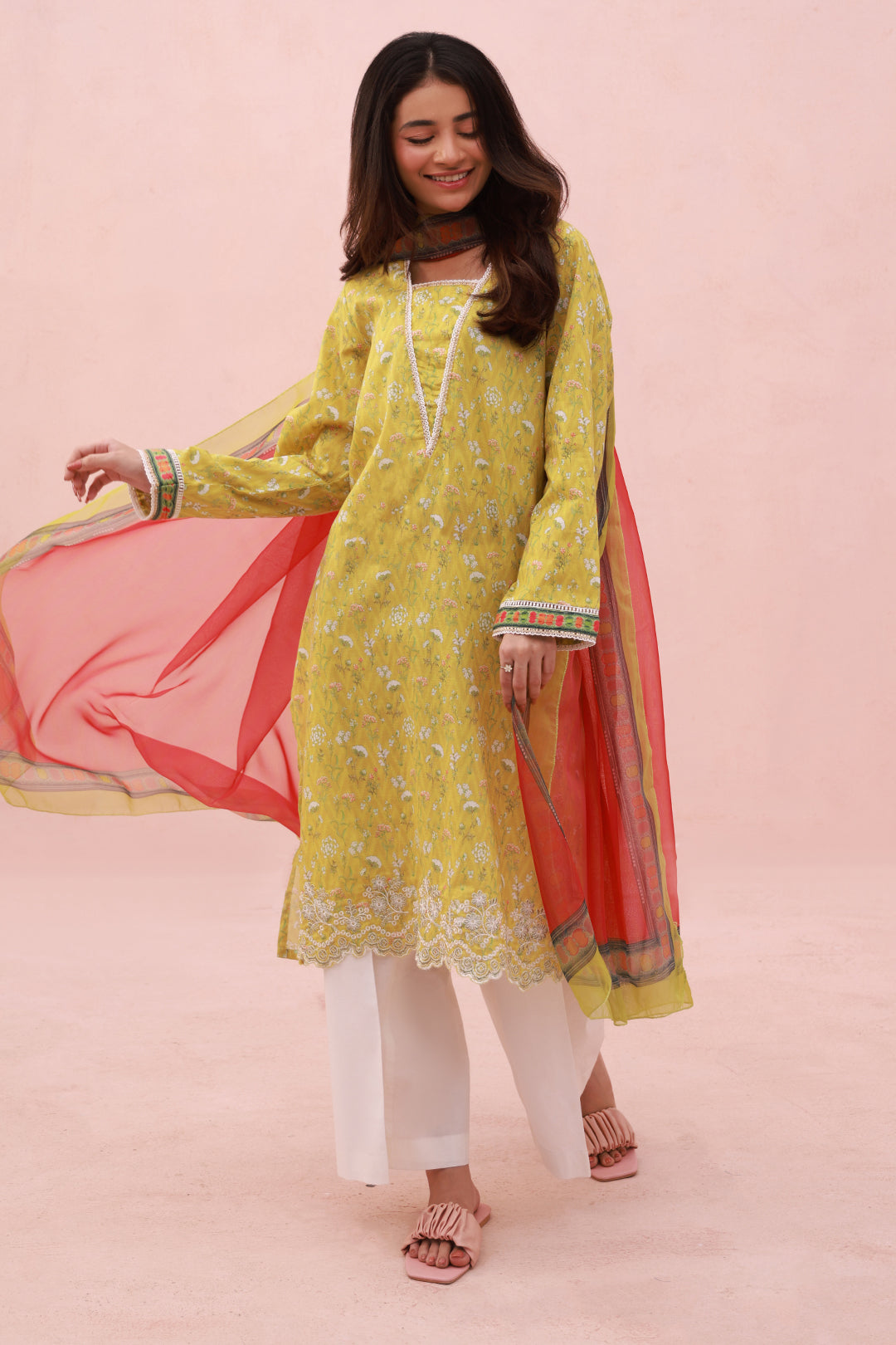 Zellbury | Summer Pret | Embroidered Kurta Dupatta - 1905