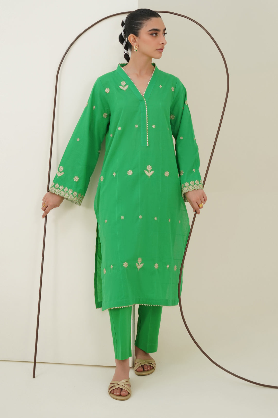 Zellbury | Summer Pret | Embroidered Kurta Trouser - 1933