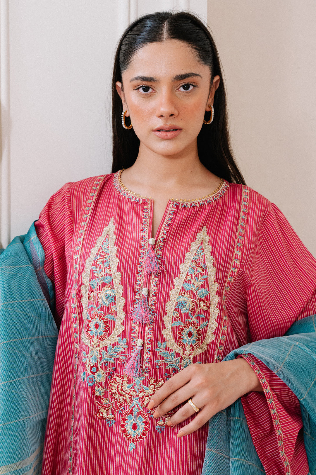 Zellbury | Summer Pret | Embroidered Kurta Dupatta - 1983 XL