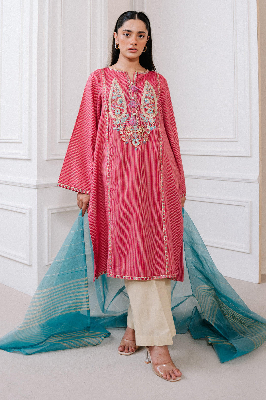 Zellbury | Summer Pret | Embroidered Kurta Dupatta - 1983