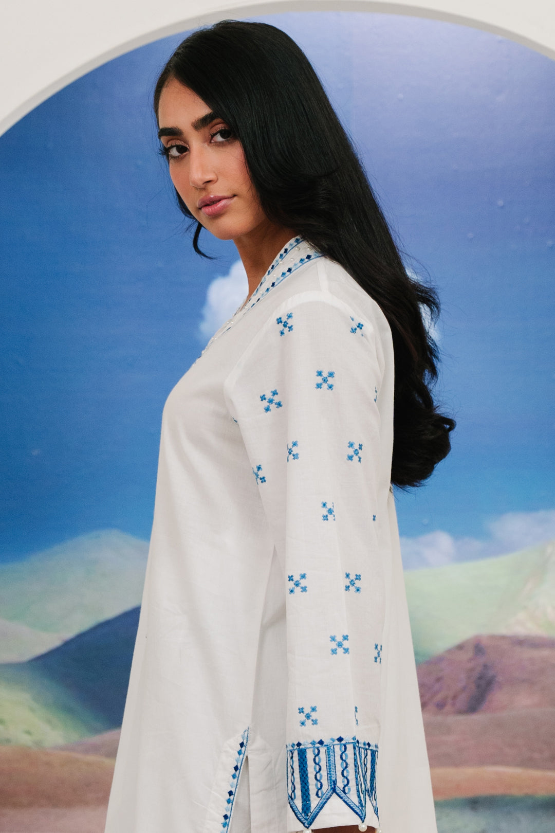Zellbury | Summer Pret | Embroidered Kurta Trouser - 1984 XL