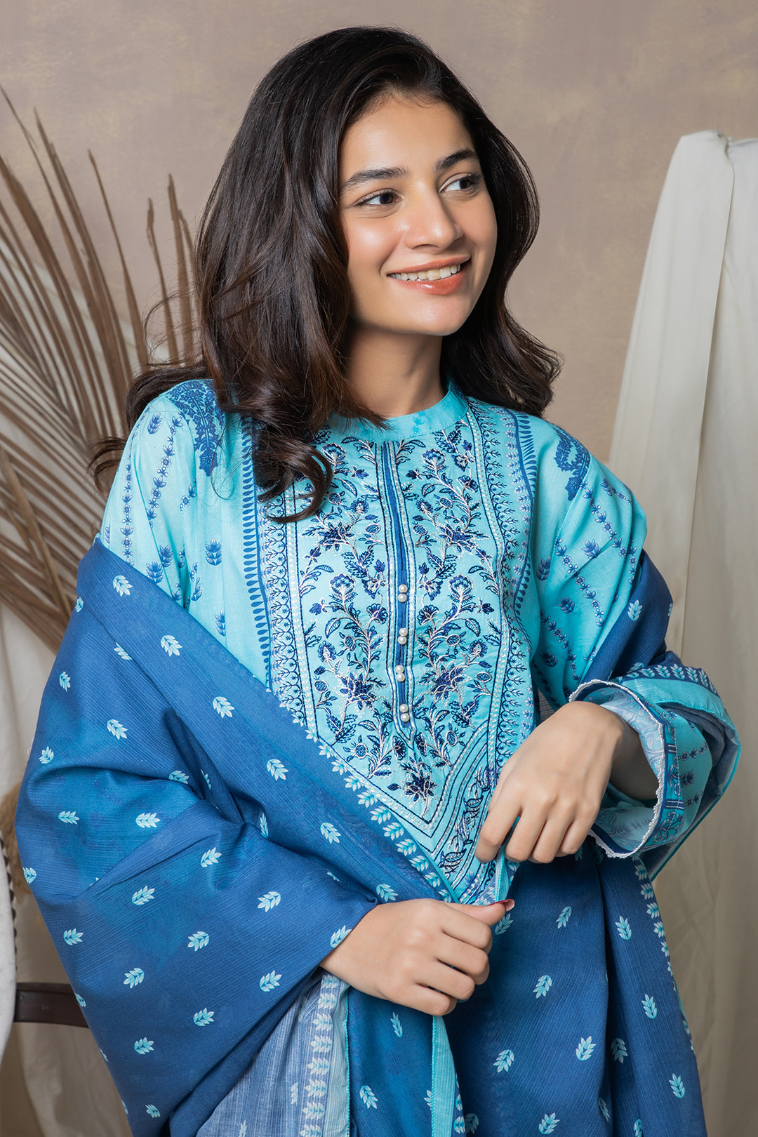 Zellbury | Summer Pret | Embroidered Kurta Dupatta - 2070