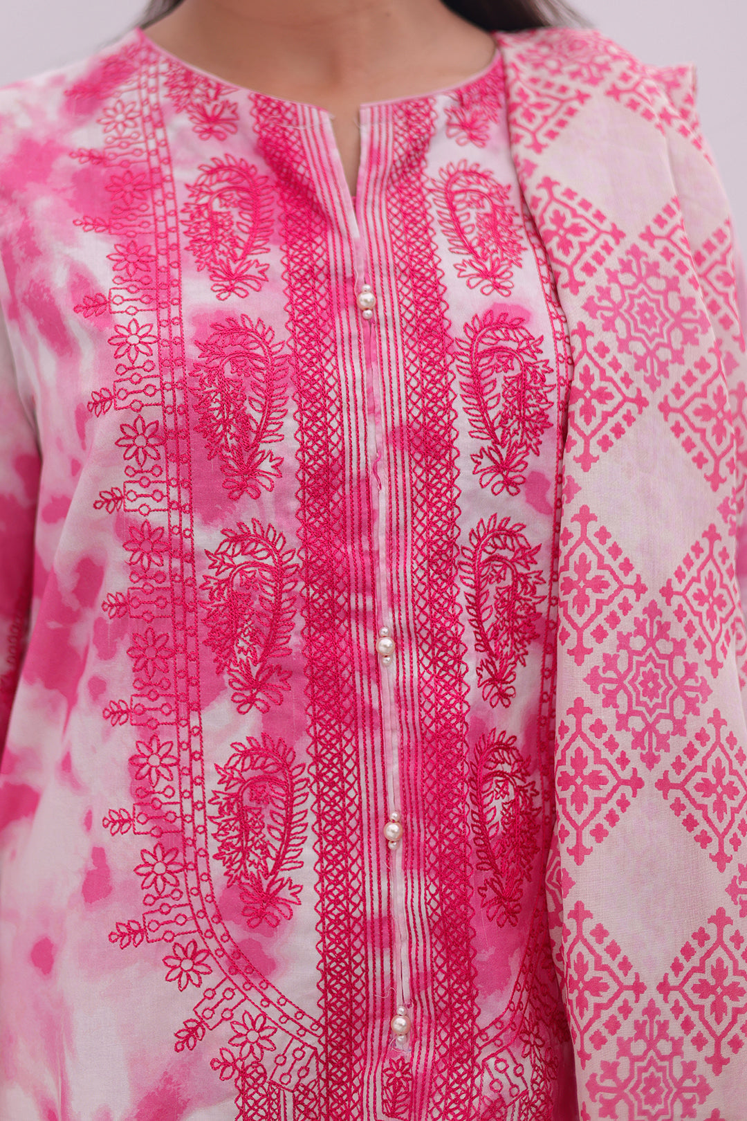 Zellbury | Summer Pret | Embroidered Kurta Dupatta - 2071