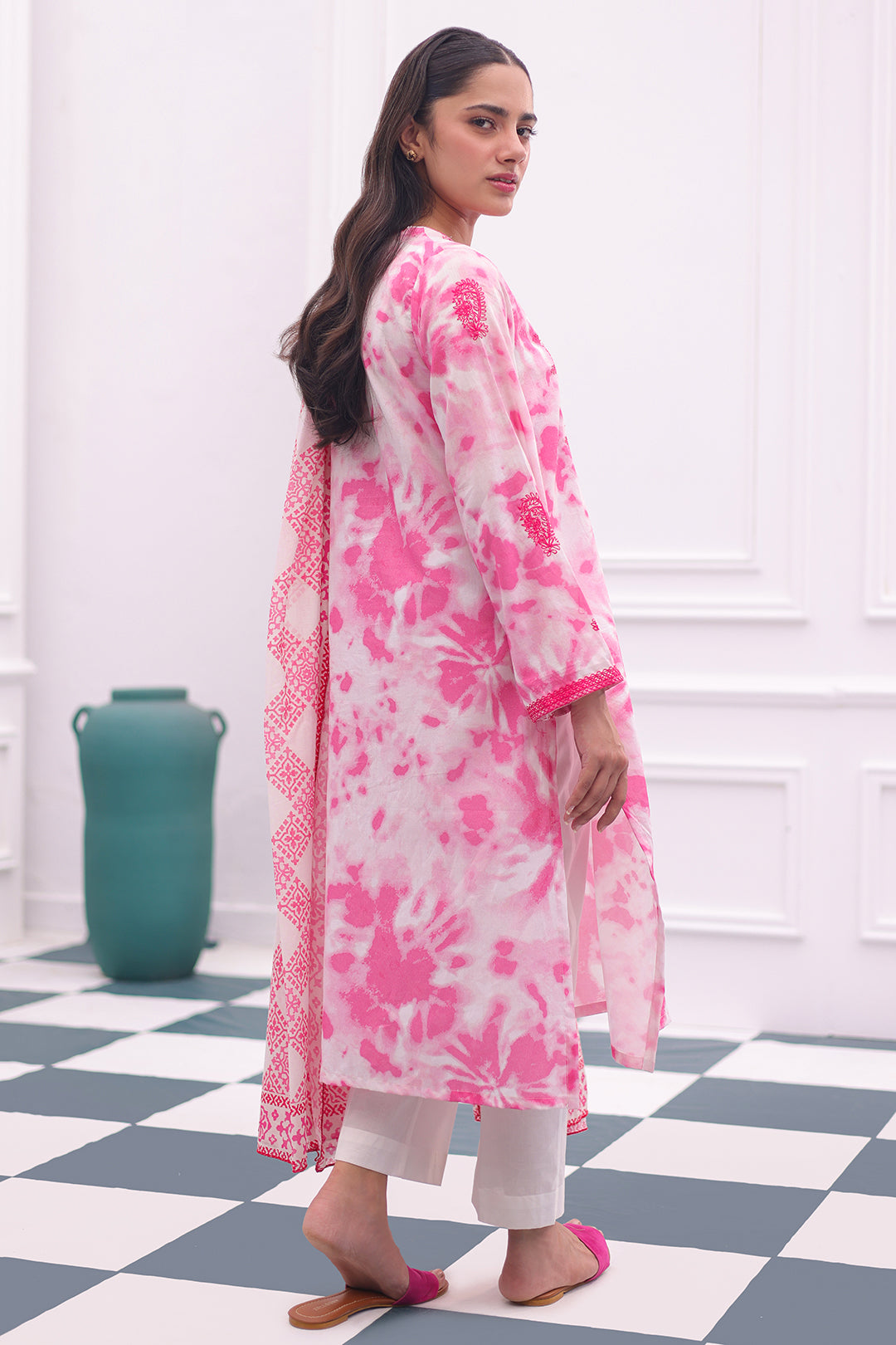 Zellbury | Summer Pret | Embroidered Kurta Dupatta - 2071
