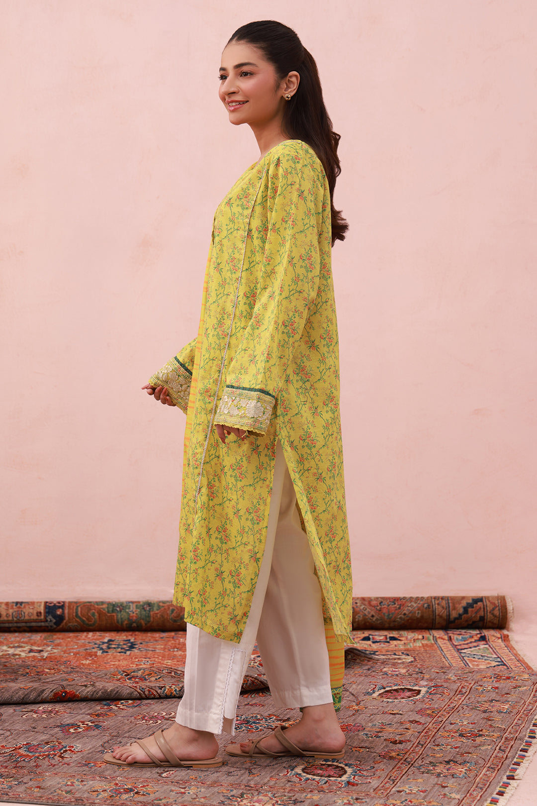 Zellbury | Summer Pret | Embroidered Kurta Dupatta - 2074
