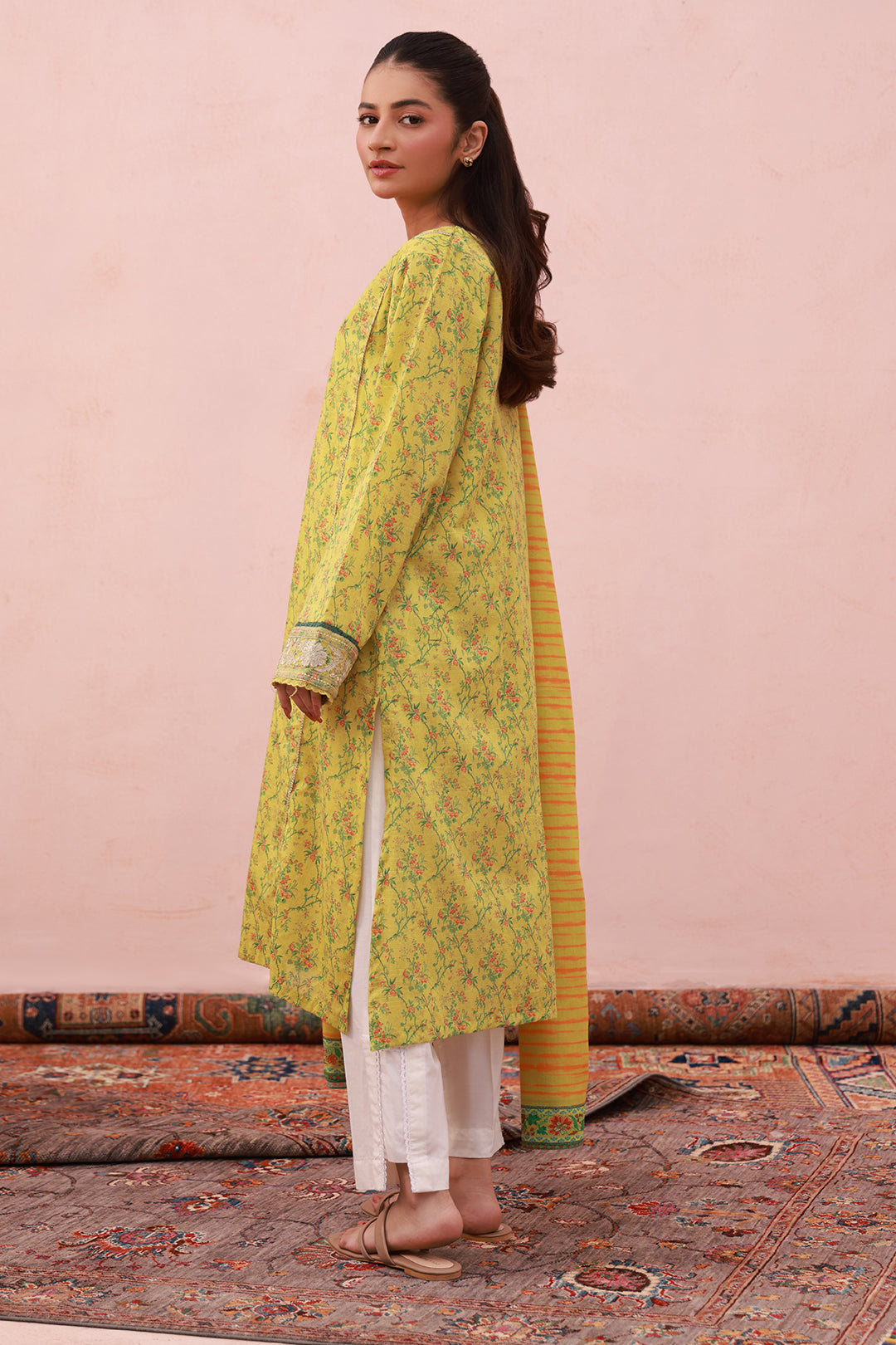 Zellbury | Summer Pret | Embroidered Kurta Dupatta - 2074