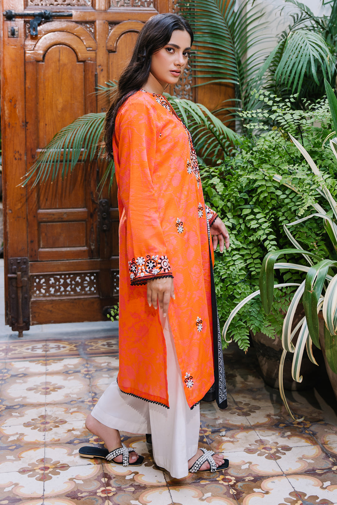 Zellbury | Summer Pret | Embroidered Kurta Dupatta - 2077