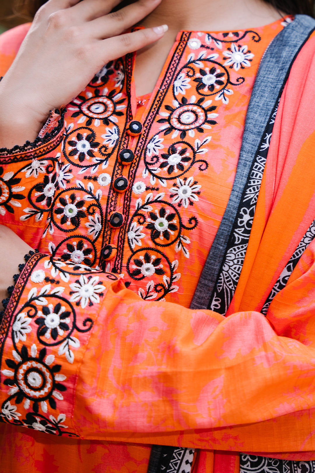 Zellbury | Summer Pret | Embroidered Kurta Dupatta - 2077