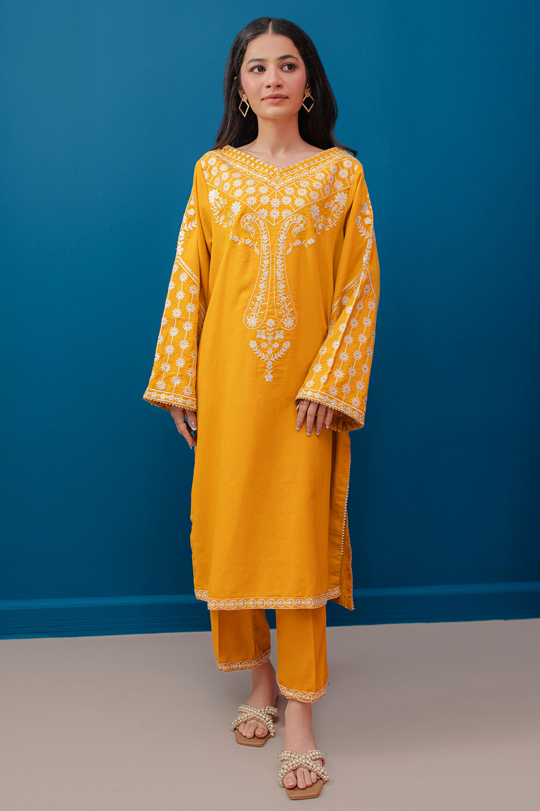 Zellbury | Summer Pret | Embroidered Kurta Trouser - 2122 XL