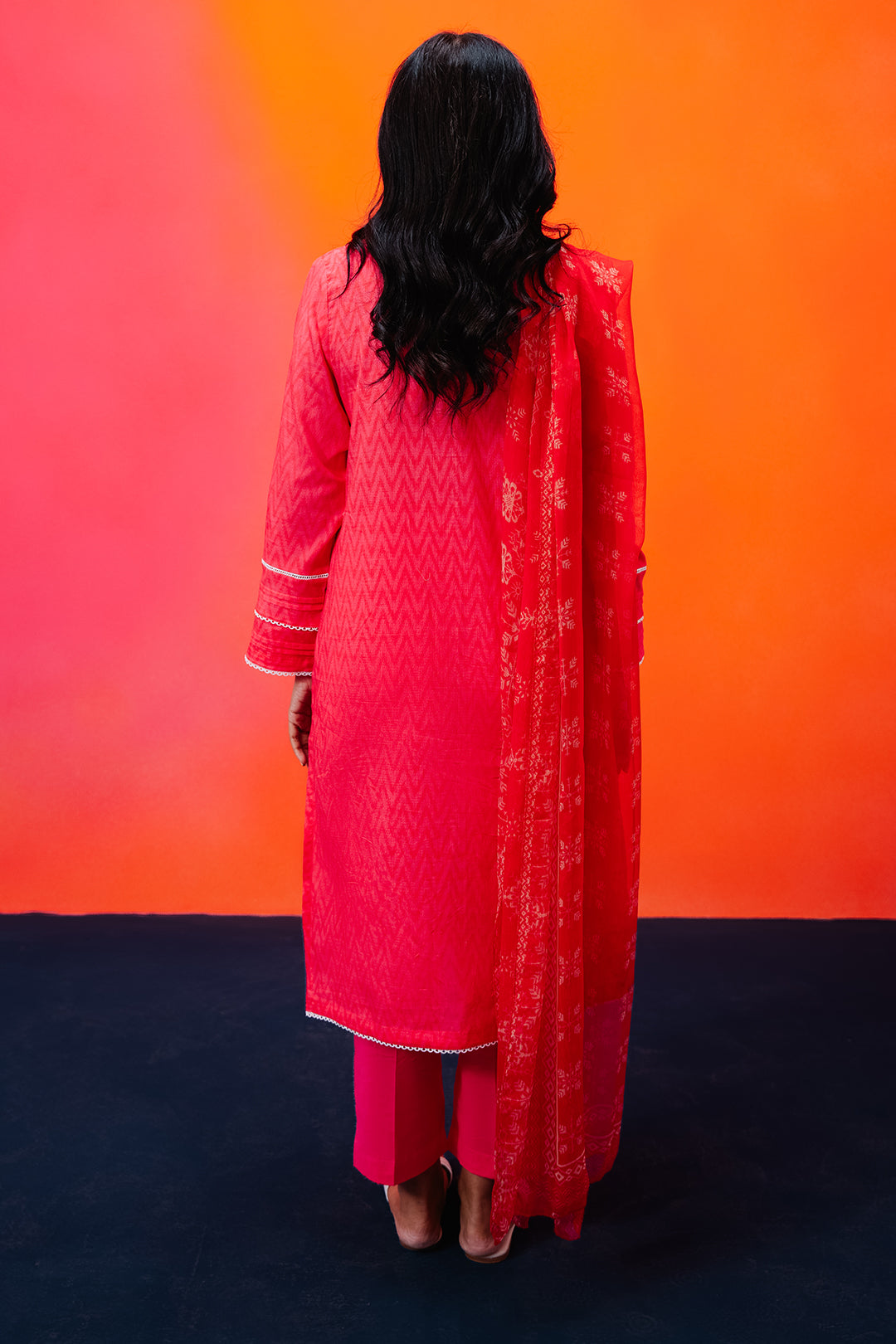 Zellbury | Summer Pret | Kurta Dupatta Trouser - 1525