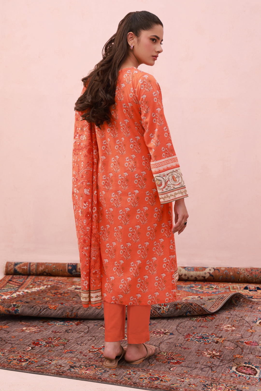 Zellbury | Summer Pret | Embroidered Kurta Dupatta Trouser - 1962