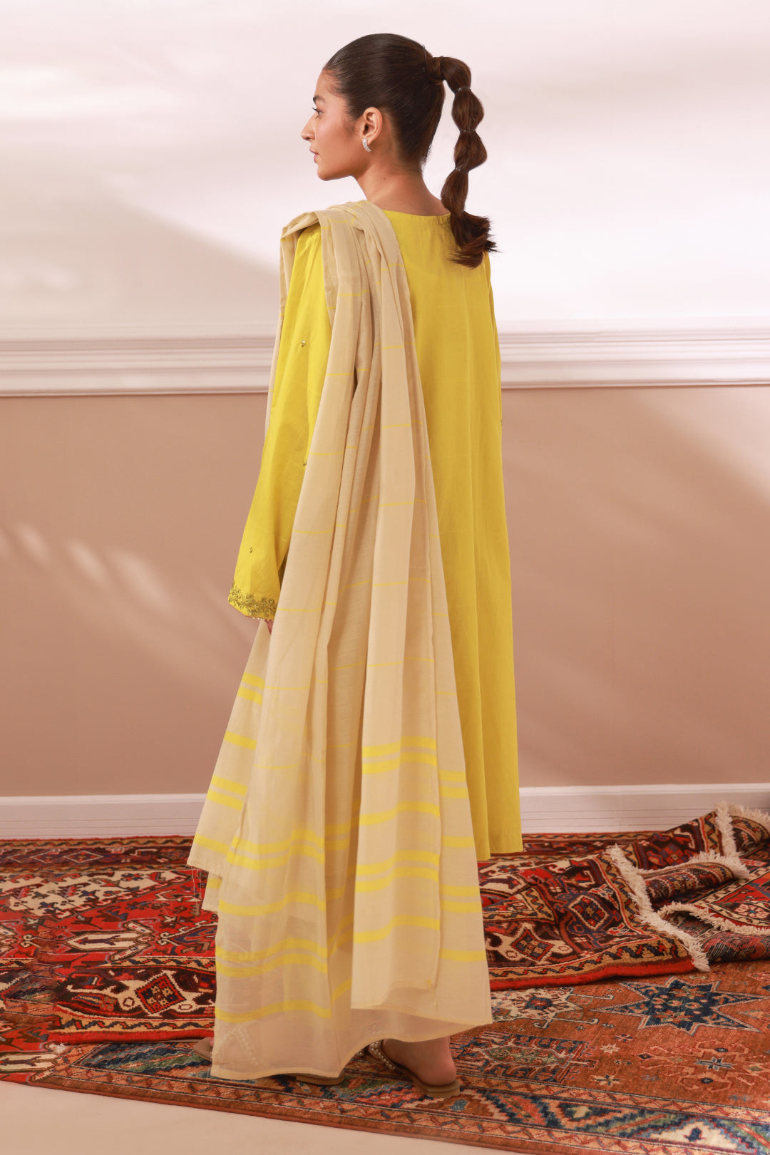 Zellbury | Summer Pret | Embroidered Kurta Dupatta Trouser - 1963