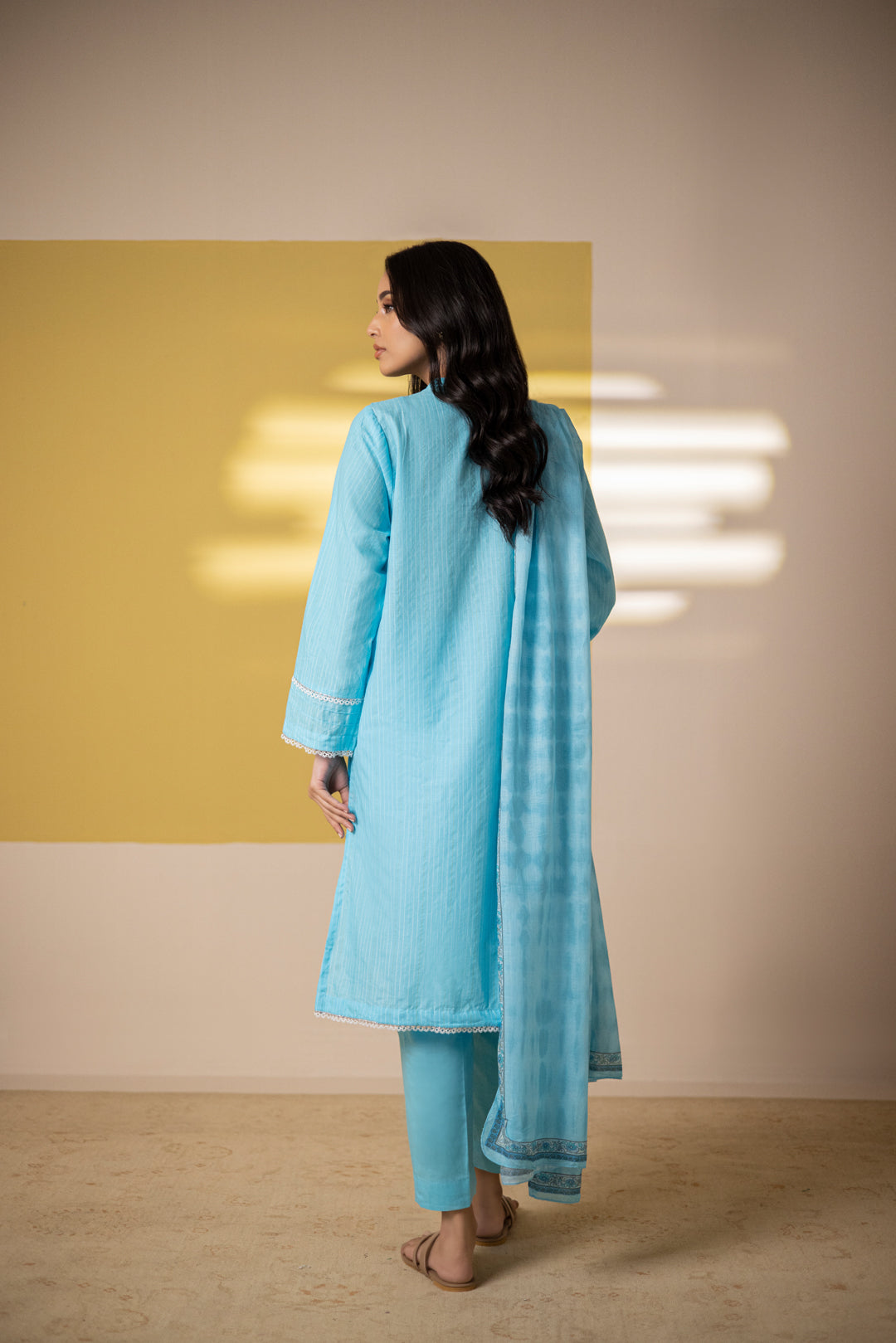 Zellbury | Summer Pret | Embroidered Kurta Dupatta Trouser - 1965