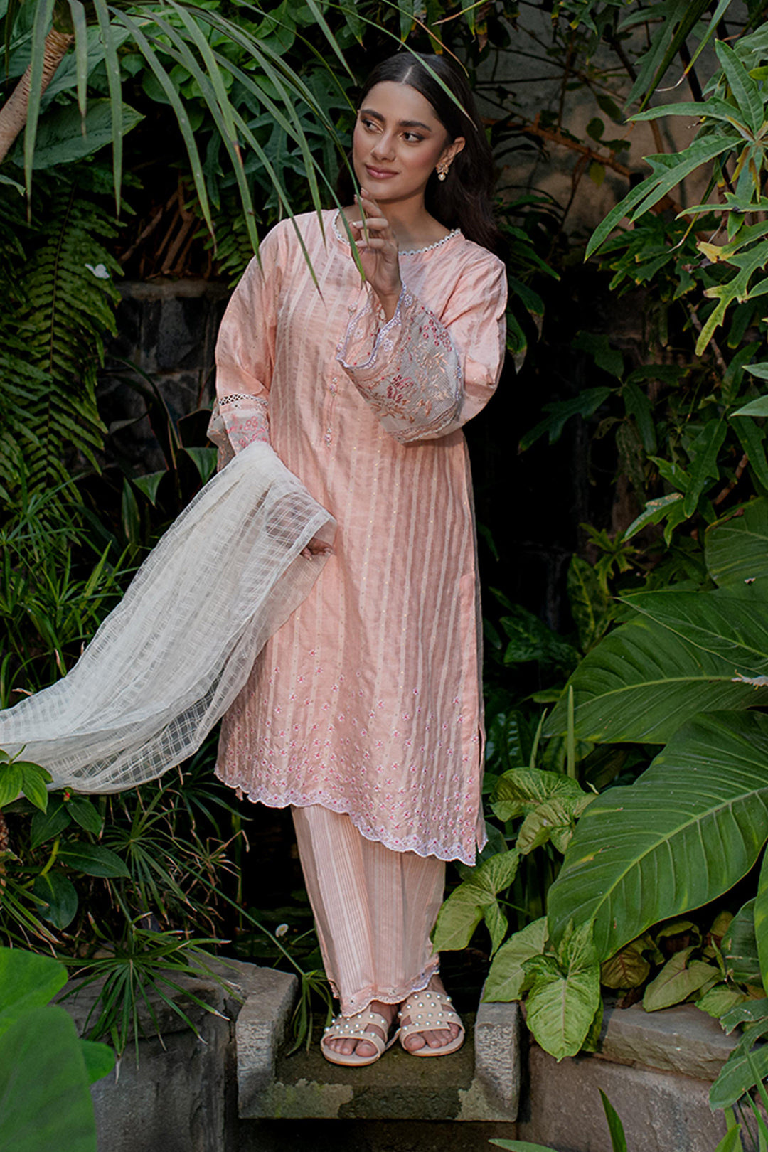 Zellbury | Summer Pret | Embroidered Kurta Dupatta Trouser - 2001 XL