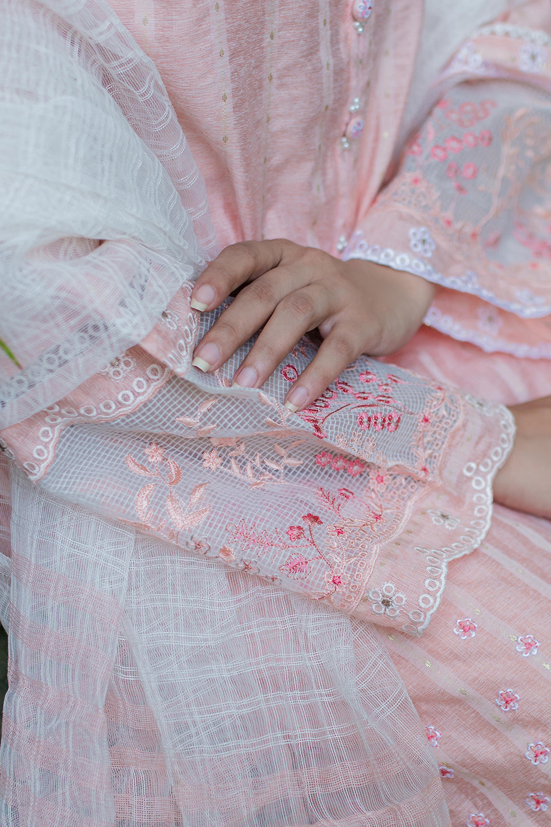 Zellbury | Summer Pret | Embroidered Kurta Dupatta Trouser - 2001