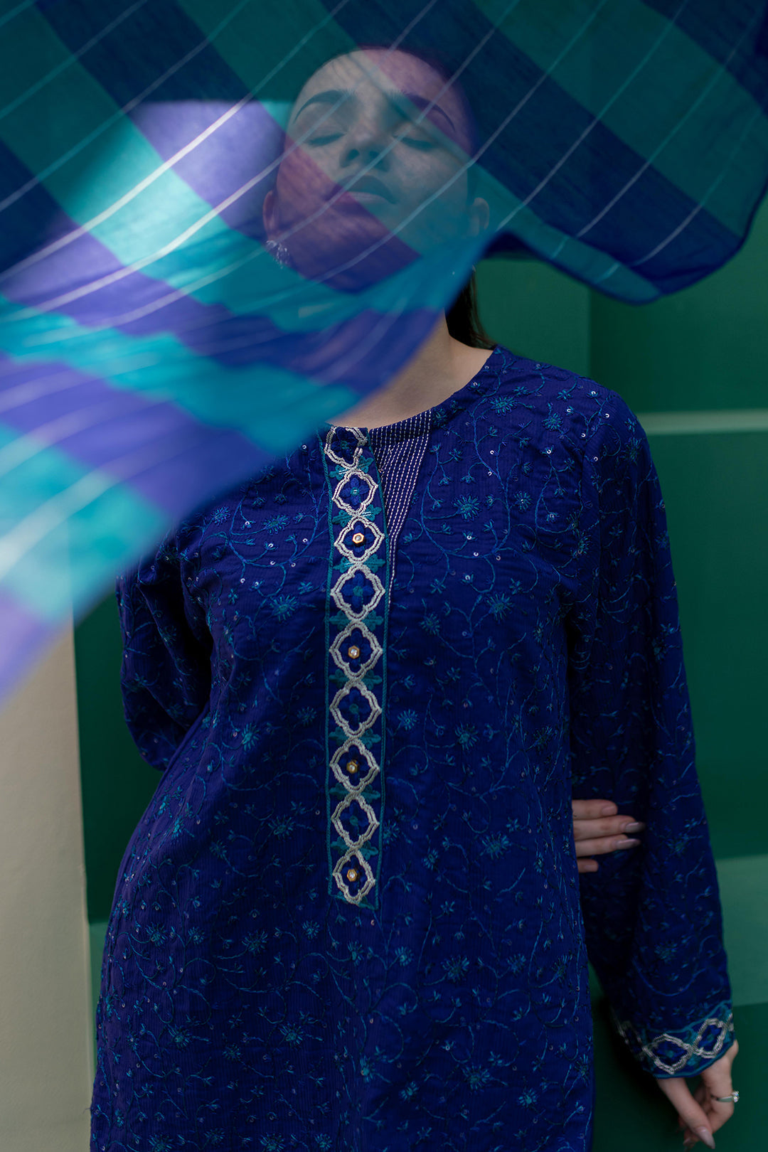 Zellbury | Summer Pret | Embroidered Kurta Dupatta Trouser - 2004