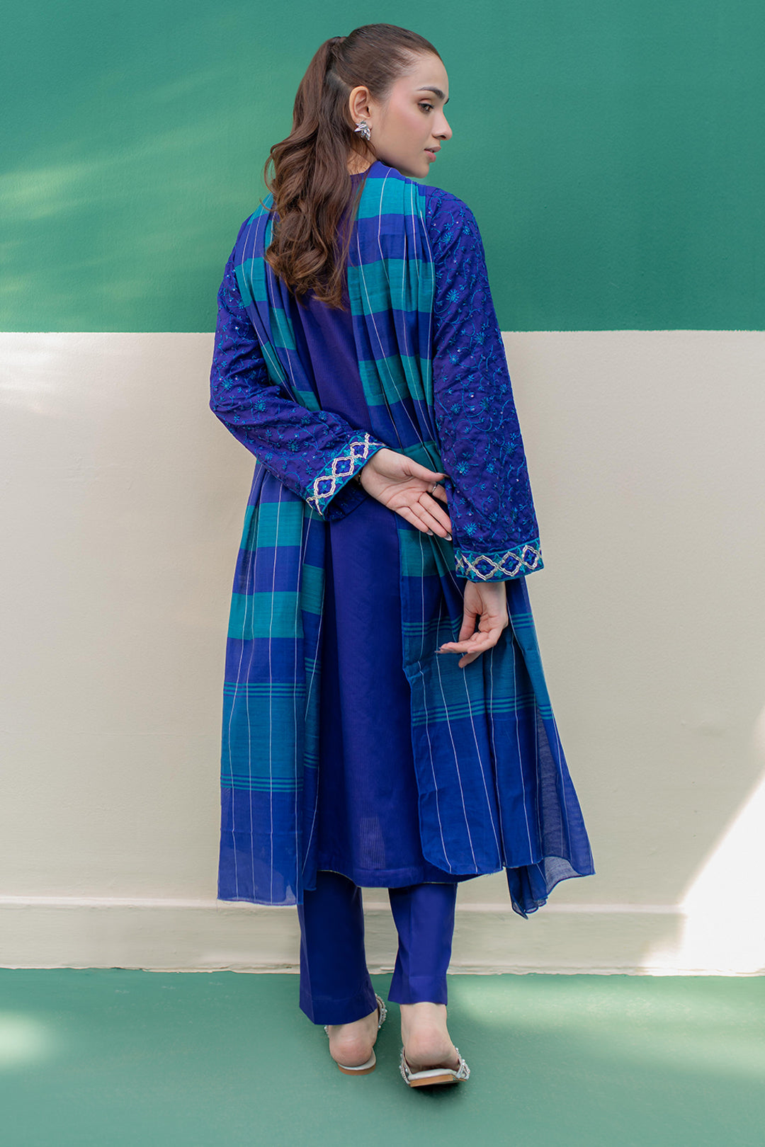 Zellbury | Summer Pret | Embroidered Kurta Dupatta Trouser - 2004