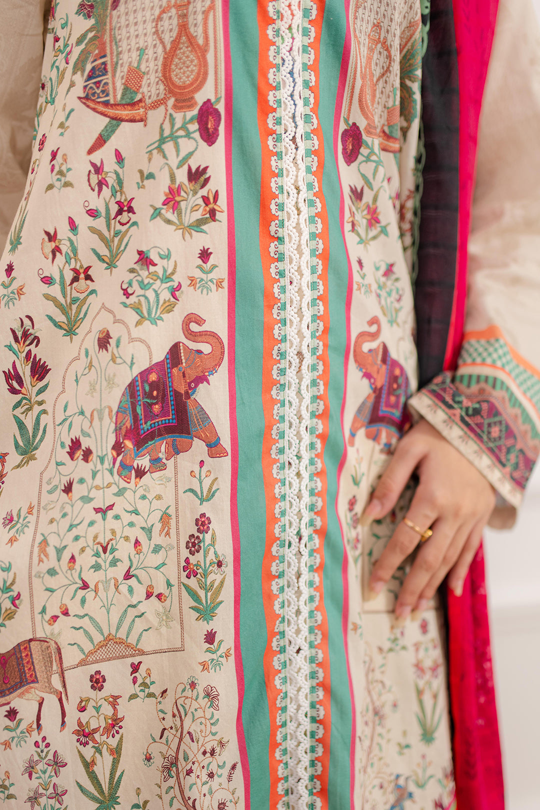 Zellbury | Summer Pret | Kurta Dupatta Trouser - 2098