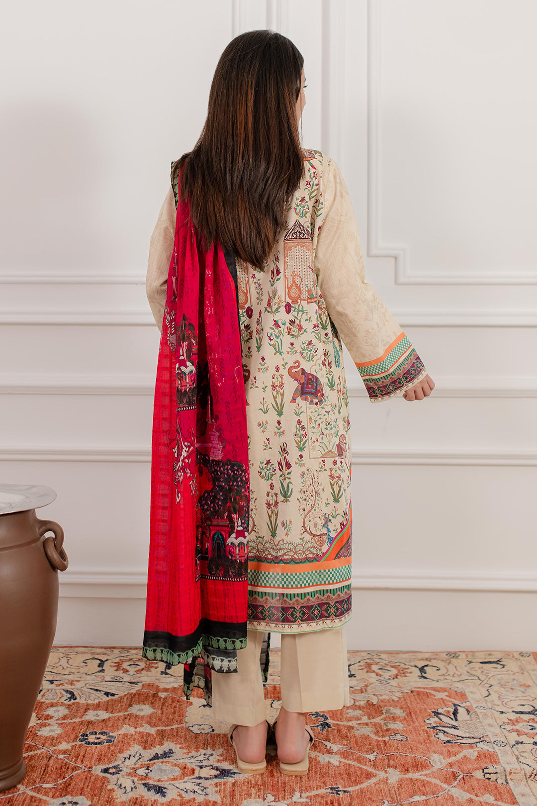 Zellbury | Summer Pret | Kurta Dupatta Trouser - 2098
