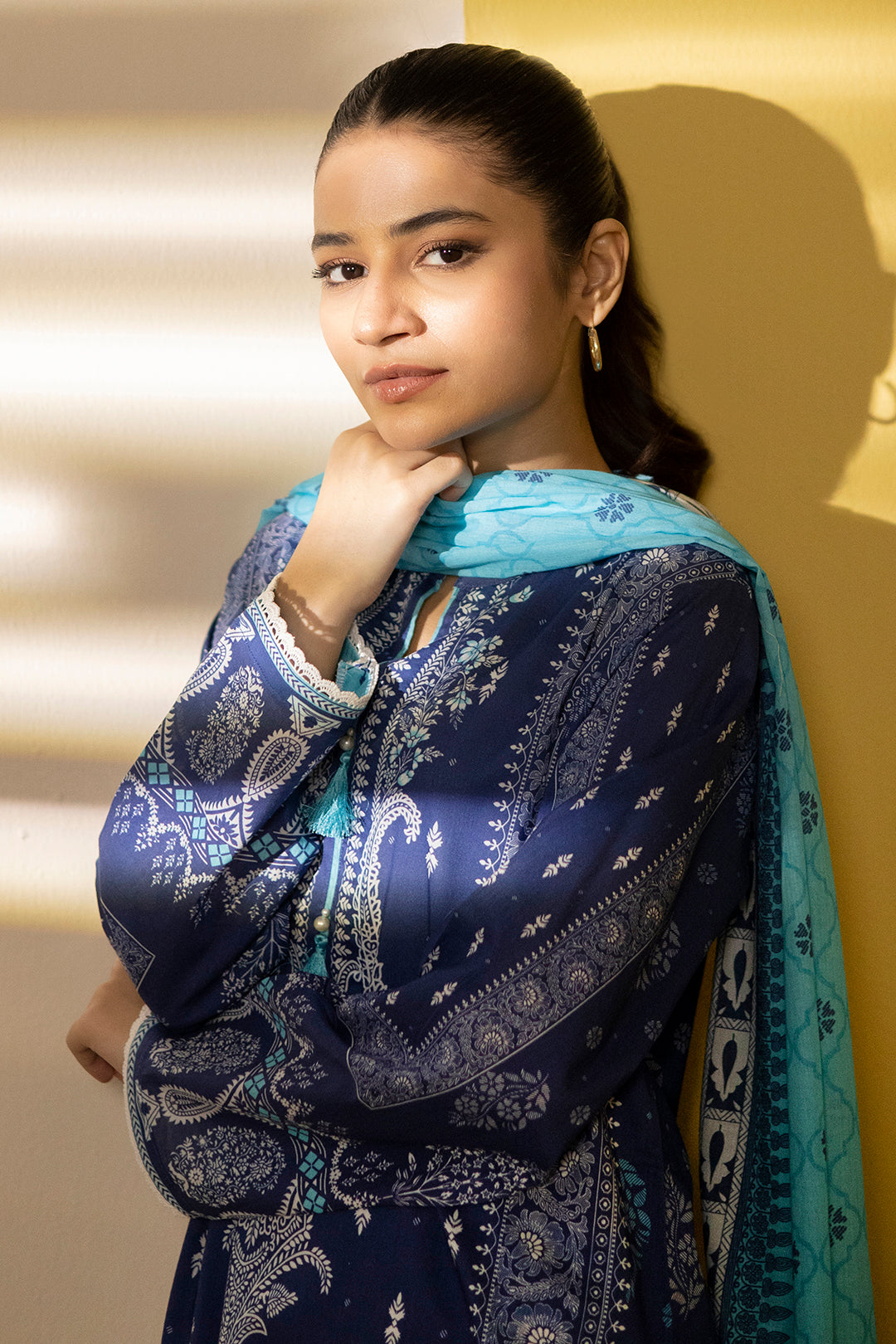 Zellbury | Summer Pret | Kurta Dupatta Trouser - 2102