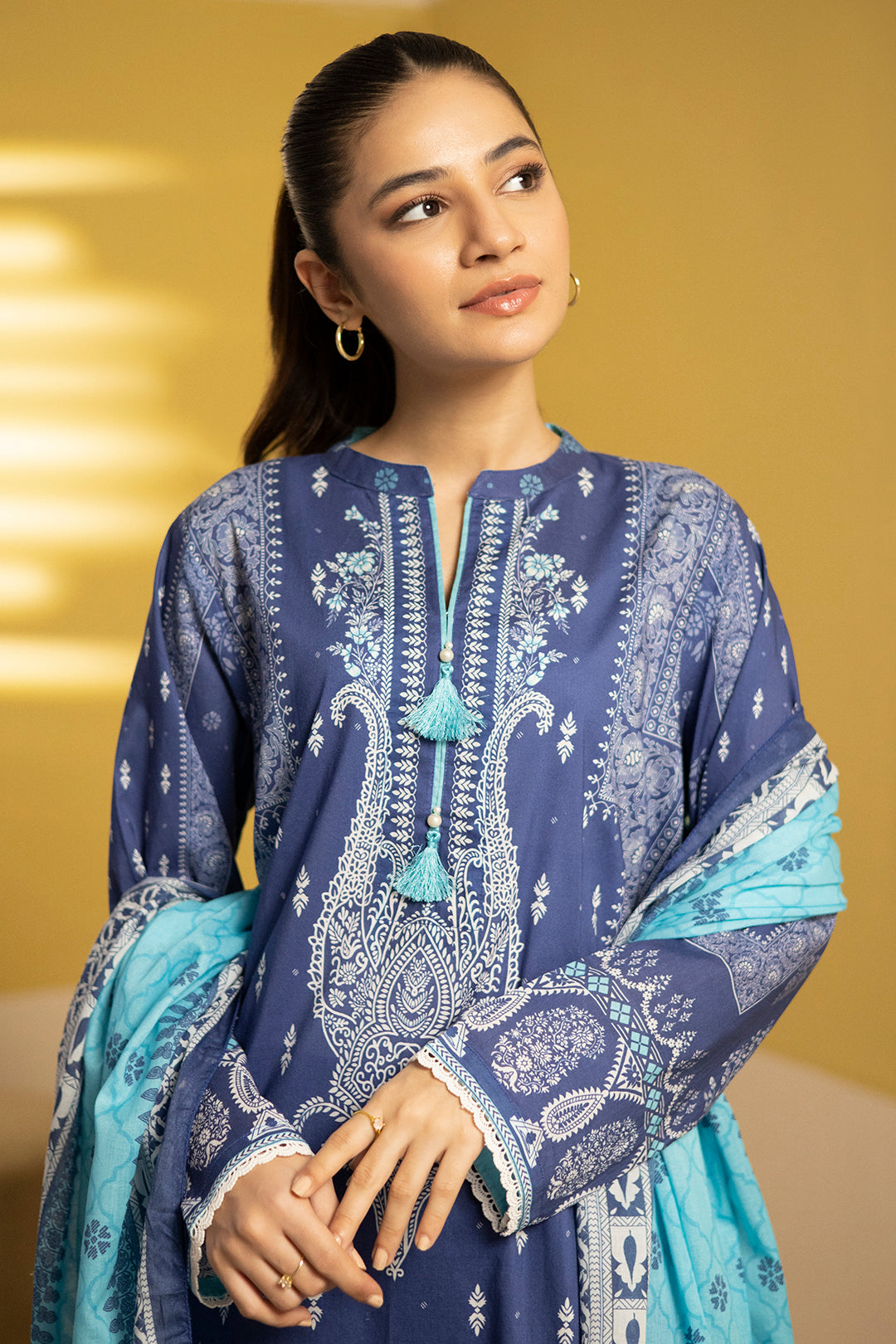Zellbury | Summer Pret | Kurta Dupatta Trouser - 2102