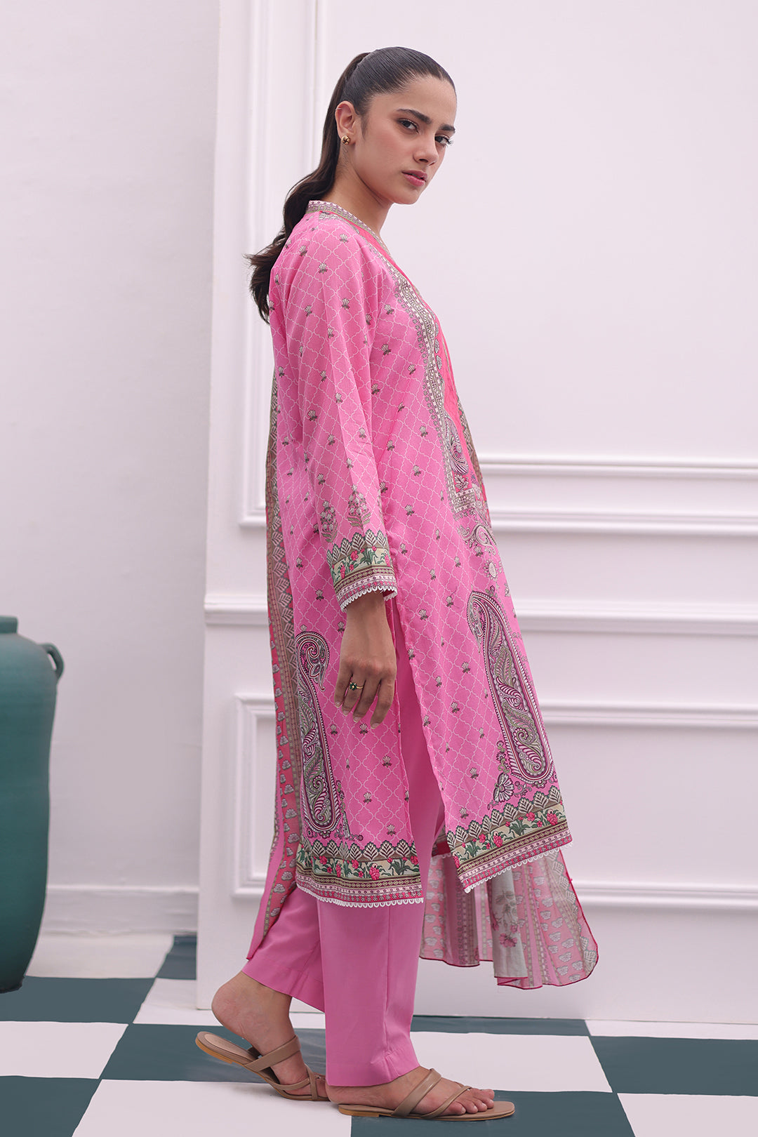 Zellbury | Summer Pret | Kurta Dupatta Trouser - 2106