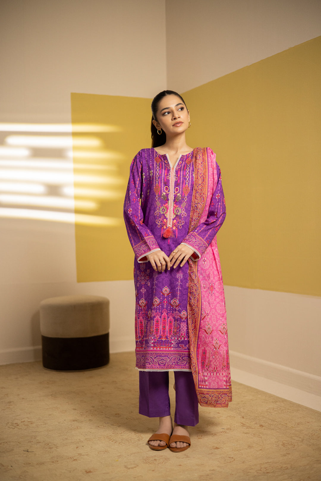 Zellbury | Summer Pret | Kurta Dupatta Trouser - 2110