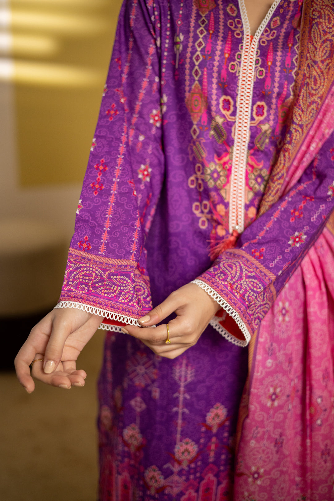 Zellbury | Summer Pret | Kurta Dupatta Trouser - 2110