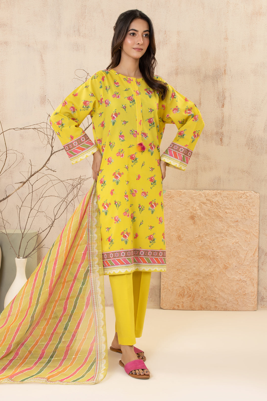 Zellbury | Summer Pret | Kurta Dupatta Trouser - 2111