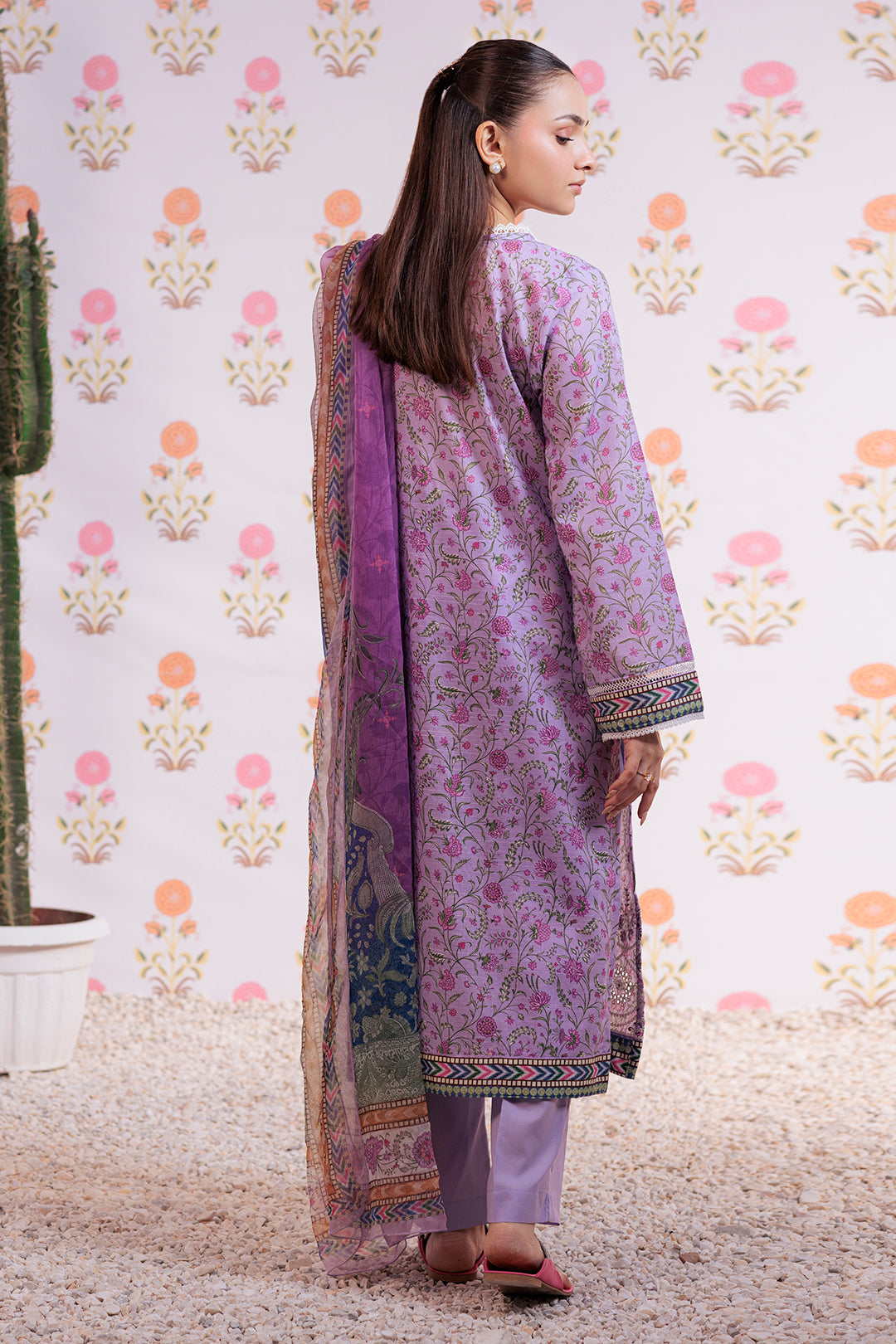 Zellbury | Summer Pret | Embroidered Kurta Dupatta Trouser - 2112