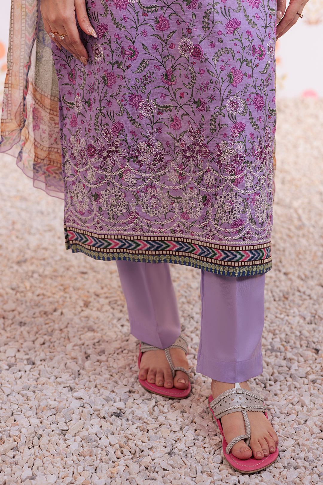 Zellbury | Summer Pret | Embroidered Kurta Dupatta Trouser - 2112