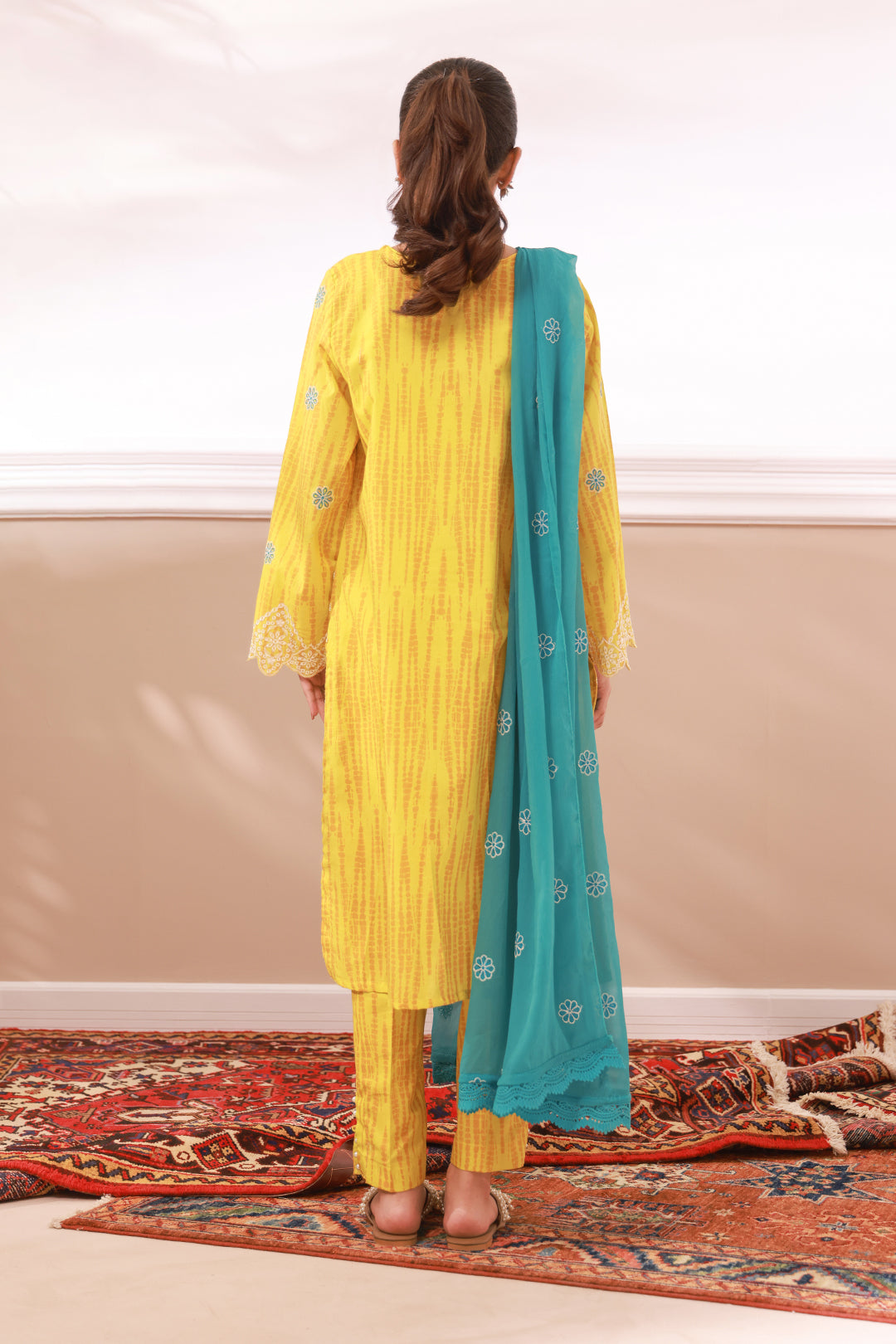 Zellbury | Summer Pret | Embroidered Kurta Dupatta Trouser - 2133