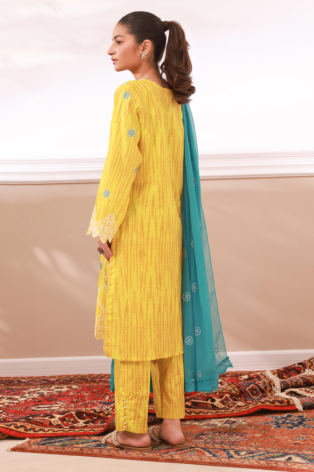Zellbury | Summer Pret | Embroidered Kurta Dupatta Trouser - 2133