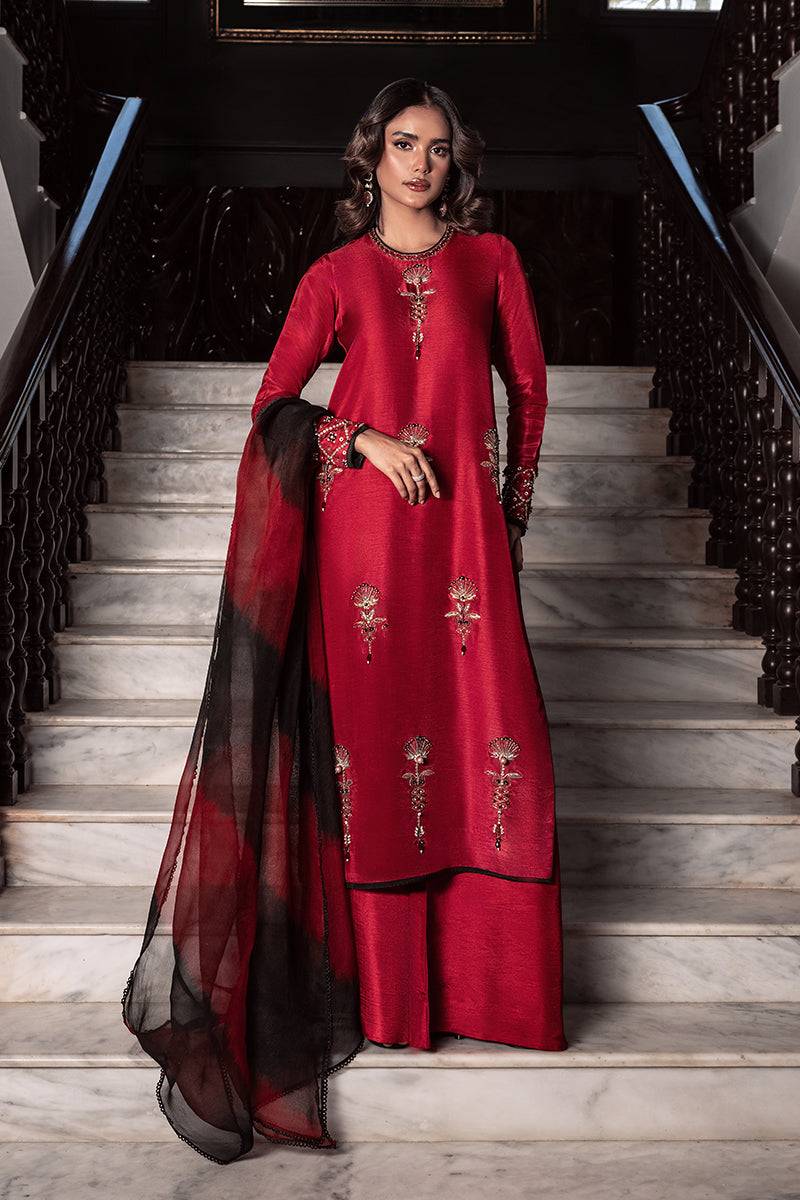 Wardha Saleem | Zimal Silk Edit | Amory - Pakistani Designer Dress - by Wardha Saleem - Type : Ladies Clothes - 100% Original at Saira Sultan