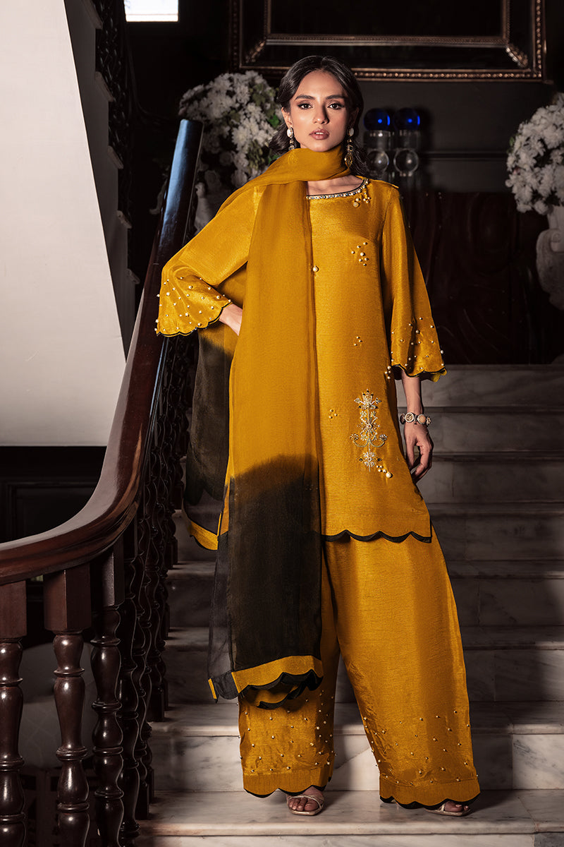Wardha Saleem | Zimal Silk Edit | Elise - Pakistani Designer Dress - by Wardha Saleem - Type : Ladies Clothes - 100% Original at Saira Sultan