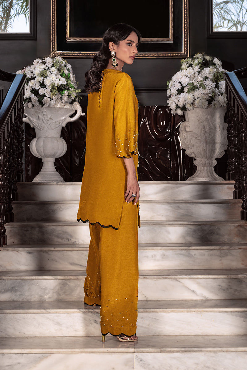 Wardha Saleem | Zimal Silk Edit | Elise - Pakistani Designer Dress - by Wardha Saleem - Type : Ladies Clothes - 100% Original at Saira Sultan