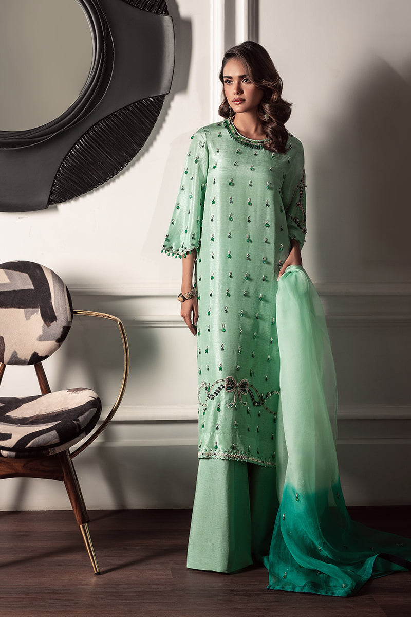 Wardha Saleem | Zimal Silk Edit | Louna - Pakistani Designer Dress - by Wardha Saleem - Type : Ladies Clothes - 100% Original at Saira Sultan