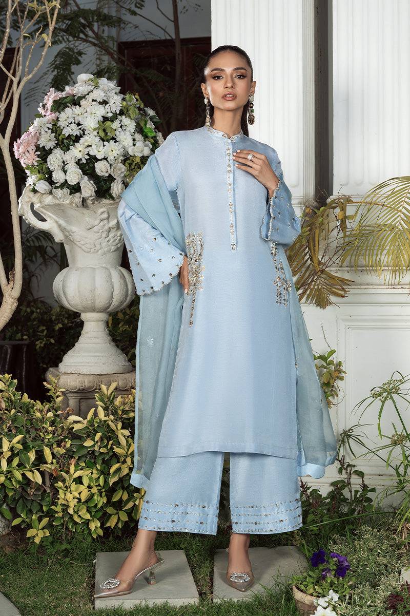 Wardha Saleem | Zimal Silk Edit | Parisa - Pakistani Designer Dress - by Wardha Saleem - Type : Ladies Clothes - 100% Original at Saira Sultan