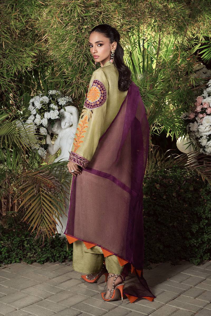 Wardha Saleem | Zimal Silk Edit | Raneem - Pakistani Designer Dress - by Wardha Saleem - Type : Ladies Clothes - 100% Original at Saira Sultan