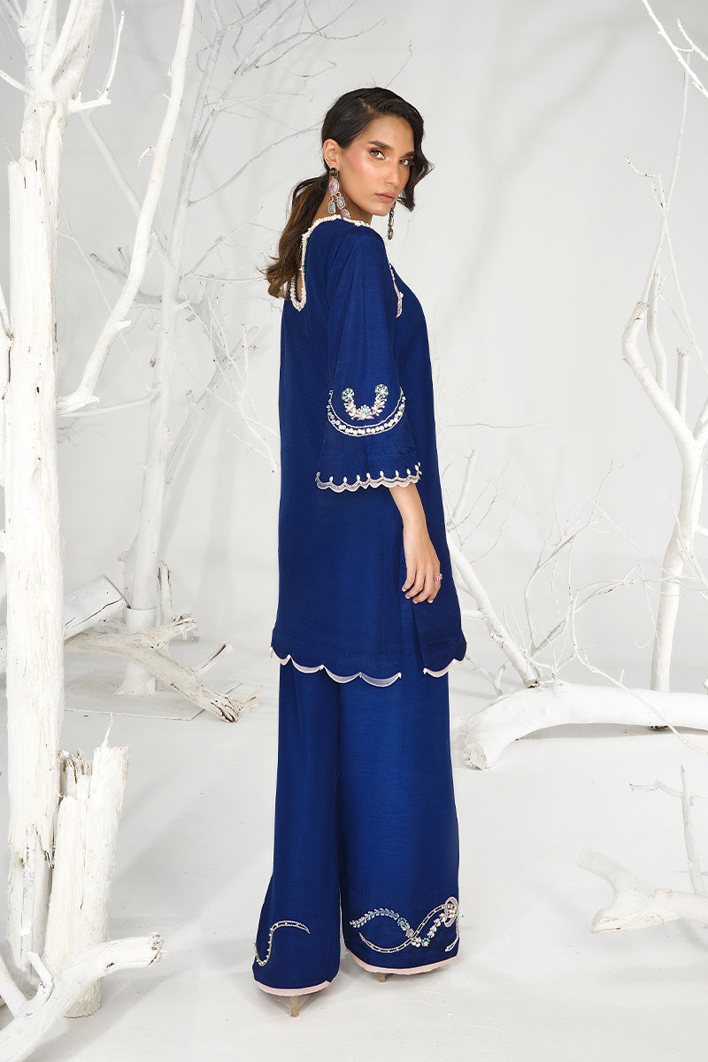 Wardha Saleem | Zimal Silk Edit | Zeina - Pakistani Designer Dress - by Wardha Saleem - Type : Ladies Clothes - 100% Original at Saira Sultan