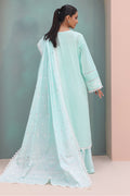 Zellbury | Unstitched 3 Piece Cambric | Embroidered Shirt Shalwar Dupatta - 0073
