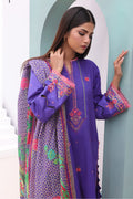 Zellbury | Unstitched 3 Piece Cambric | Embroidered Shirt Shalwar Dupatta - 0082 Default Title