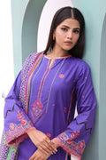 Zellbury | Unstitched 3 Piece Cambric | Embroidered Shirt Shalwar Dupatta - 0082