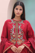Zellbury | Unstitched 3 Piece Cambric | Embroidered Shirt Shalwar Dupatta - 0083 Default Title