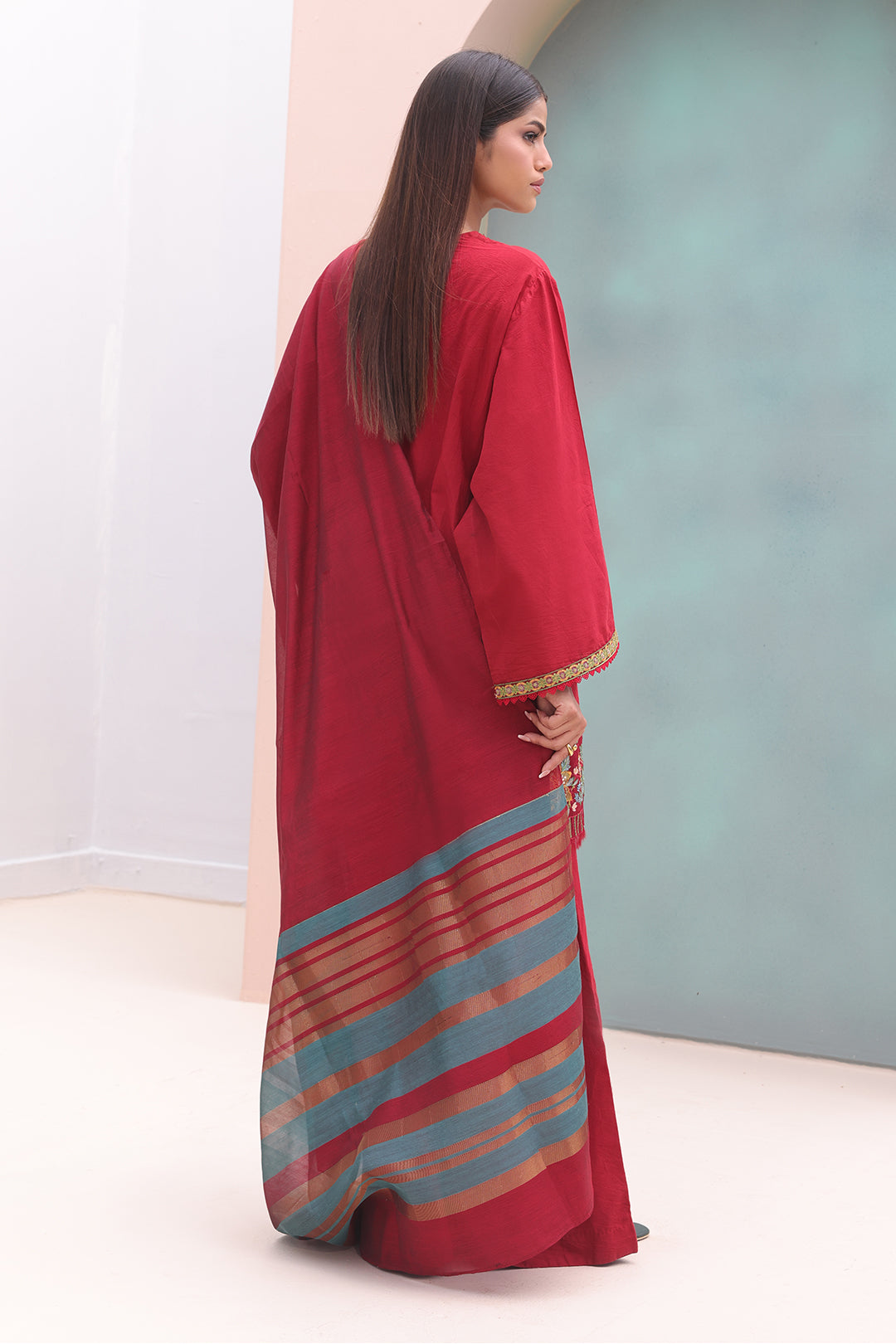 Zellbury | Unstitched 3 Piece Cambric | Embroidered Shirt Shalwar Dupatta - 0083
