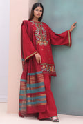 Zellbury | Unstitched 3 Piece Cambric | Embroidered Shirt Shalwar Dupatta - 0083
