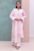 Zellbury | Unstitched 3 Piece Cambric | Embroidered Shirt Shalwar Dupatta - 0147