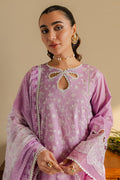 Zellbury | Unstitched 3 Piece Chikankari | Embroidered Shirt Shalwar Dupatta - 0703 Default Title