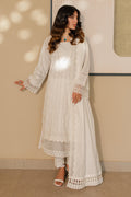 Zellbury | Unstitched 3 Piece Chikankari | Embroidered Shirt Shalwar Dupatta - 0704