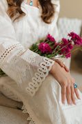 Zellbury | Unstitched 3 Piece Chikankari | Embroidered Shirt Shalwar Dupatta - 0704